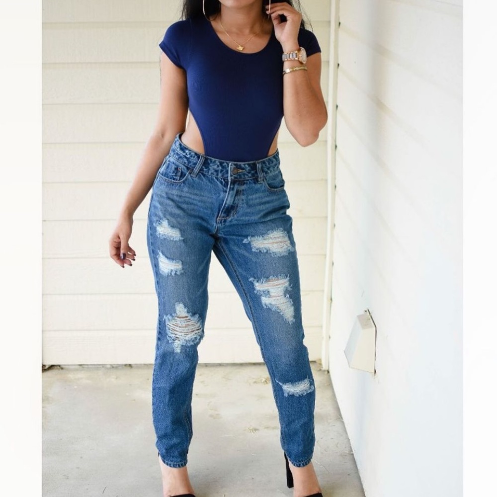 Jeans and top